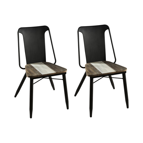 Williston Brodhead Dining Chair in Brown/Creme Wayfair.co.uk